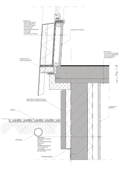 KHM26 detail aansluiting beganegrondvloer met kap