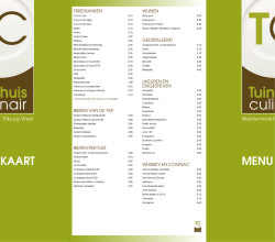 Diner - Tuinhuis Culinair