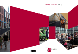 Gemeente Nijmegen Voorjaarsnota 2014
