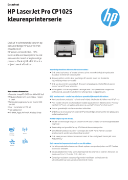 HP LaserJet Pro CP1025 kleurenprinterserie