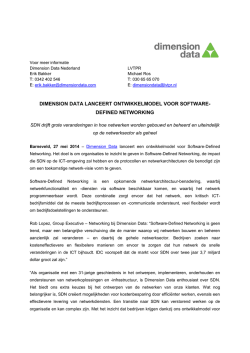 dimension data lanceert ontwikkelmodel voor software