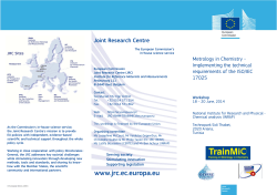 Leaflet workshop Tunisia June 2014 - European Commission