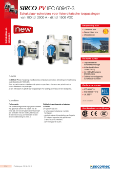 SIRCO PV IEC 60947-3
