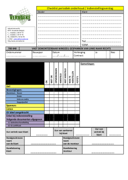 PDF Fiche Preventief Onderhoud