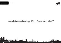 Installatiehandleiding ICU Compact Mini