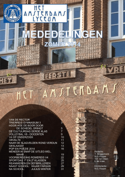 voorjaar 2014 - Het Amsterdams Lyceum