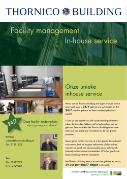 Facility management In-house service