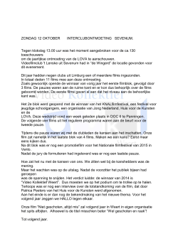 Verslag Interclubontmoeting 2014 Sevenum. (PDF, 112kB)
