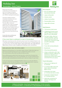 Holiday Inn Amsterdam – Arena Towers