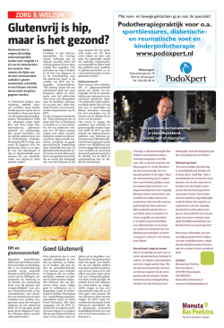 Glutenvrij is hip, maar is het gezond?