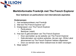 the french explorer brochure