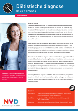 Di&euml;tistische diagnose