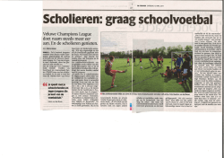 Scholierenvoetbal
