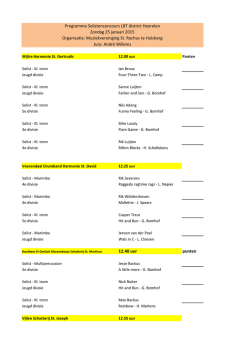 District Heerlen, programma