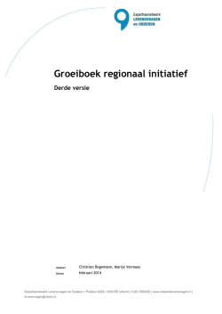 Groeiboek - Expertisenetwerk Levensvragen en Ouderen