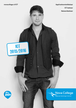 ICT 2015/2016 - ROC Nova College