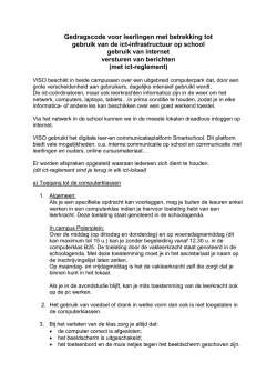 ICT-reglement - Viso Roeselare