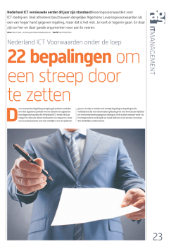IT mana gement nederland ICt Voorwaarden