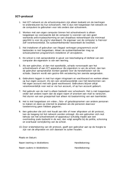 ICT-protocol