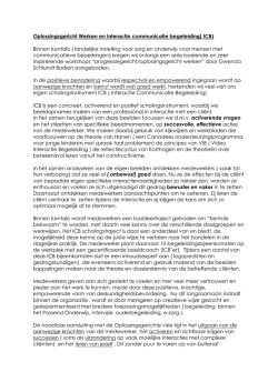 Oplossingsgericht Werken en ICB