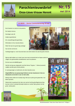 2014 juni - Kerk in Herent