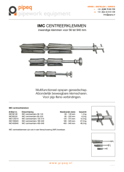 IMC CENTREERKLEMMEN