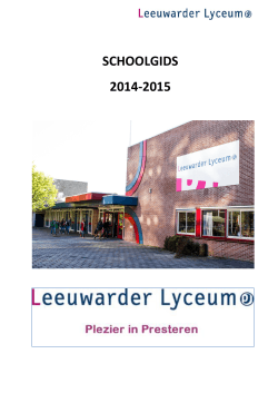 Schoolgids Leeuwarder Lyceum