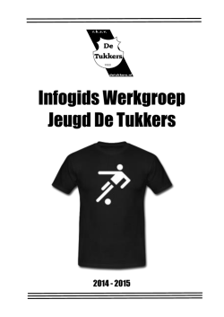 Infogids Werkgroep Jeugd De Tukkers