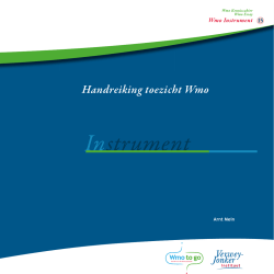 Handreiking Toezicht in de Wmo