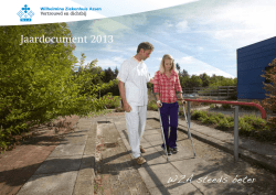 Jaardocument 2013 - Wilhelmina Ziekenhuis Assen