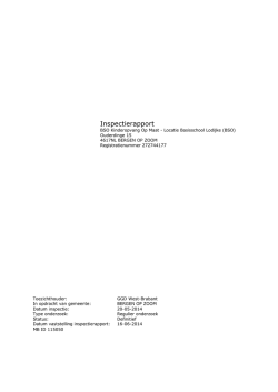 Inspectierapport BSO Locatie Lodijke