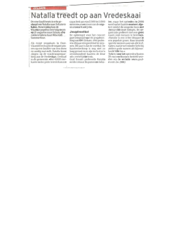 Het Laatste Nieuws 30.05.2009