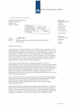een brief. - Waddenvereniging