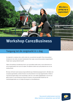 Workshop Care2Business