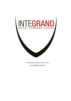 Informatiebrochure - Bestuursjaar