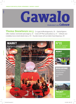 Vakblad Gawalo – Van energielabel F/G naar A++