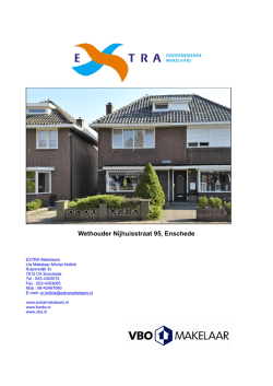 Download brochure - EXTRA Makelaars