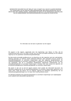 Grote Nete rapport (pdf) - Agentschap voor Natuur en Bos