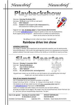 Rainbow drive inn show