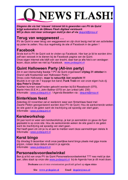 Terug van weggeweest … Facebook Quint Halloween Party (All