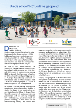 Brede school/IKC Lodijke geopend!