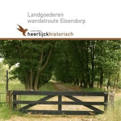 Landgoederenroute - Elsendorp Online