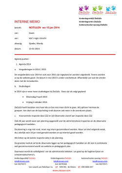 INTERNE MEMO