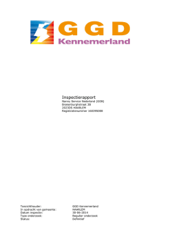 Inspectierapport - Nanny Service Nederland