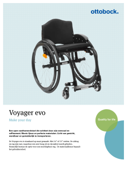 Voyager evo - Eengoedhulpmiddel.nl