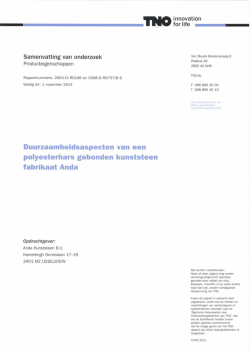 Samenvatting van onderzoek Van Mourik