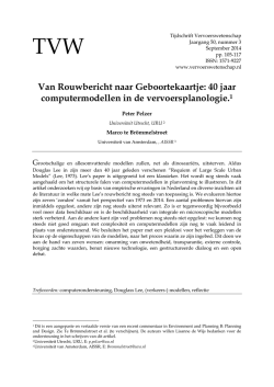 download dit artikel - Tijdschrift Vervoerswetenschap