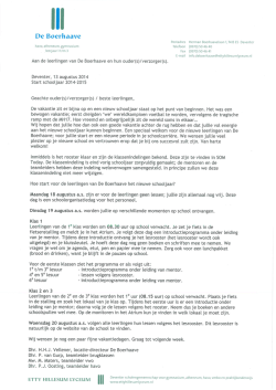 De Boerhaave - Etty Hillesum Lyceum