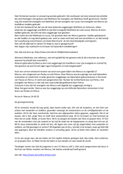 Het verhaal van de ooggetuigen