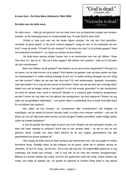 Ik zoek God - De dolle mens - Nietzsche versie 06